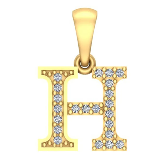 10Kt Yellow Gold Diamond 1/15Ctw Pendant