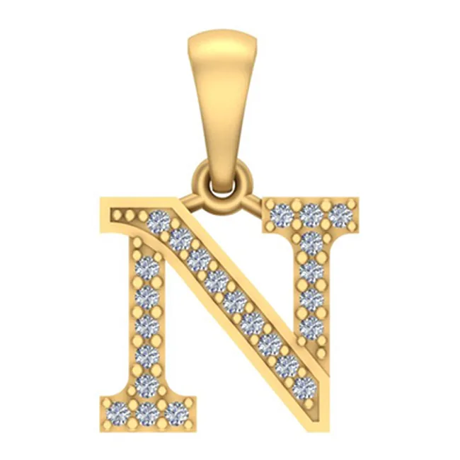 10Kt Yellow Gold Diamond 1/15Ctw Pendant