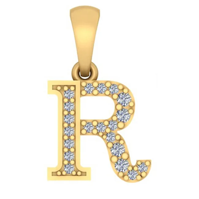 10Kt Yellow Gold Diamond 1/15Ctw Pendant
