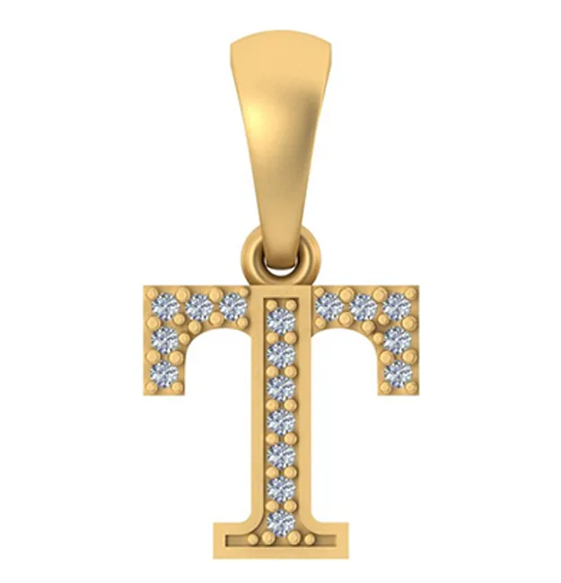 10Kt Yellow Gold Diamond 1/20Ctw Pendant
