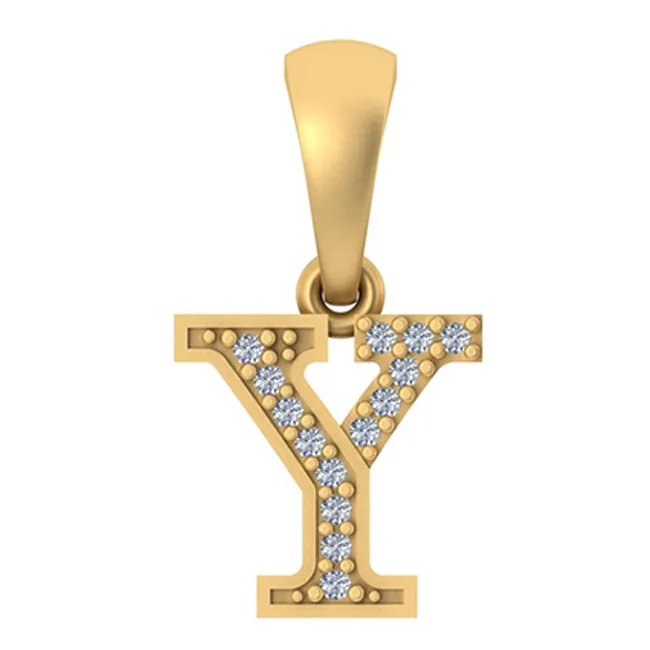 10Kt Yellow Gold Diamond 1/20Ctw Pendant