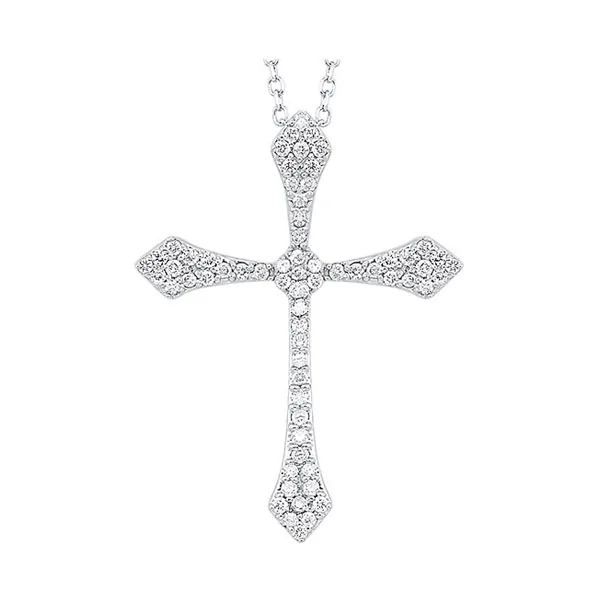 14Kt White Gold Diamond 1/4Ctw Pendant