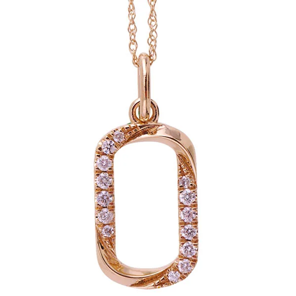 10Kt Yellow Gold Diamond 1/10Ctw Pendant
