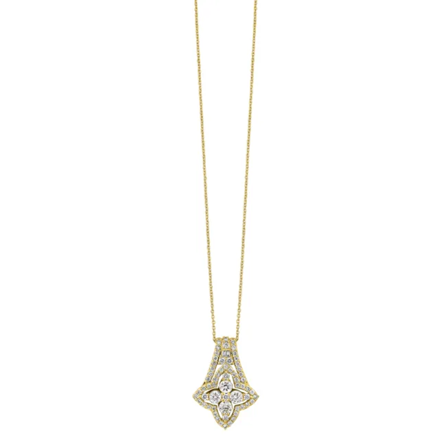 14Kt White Gold Diamond 3/4Ctw Pendant