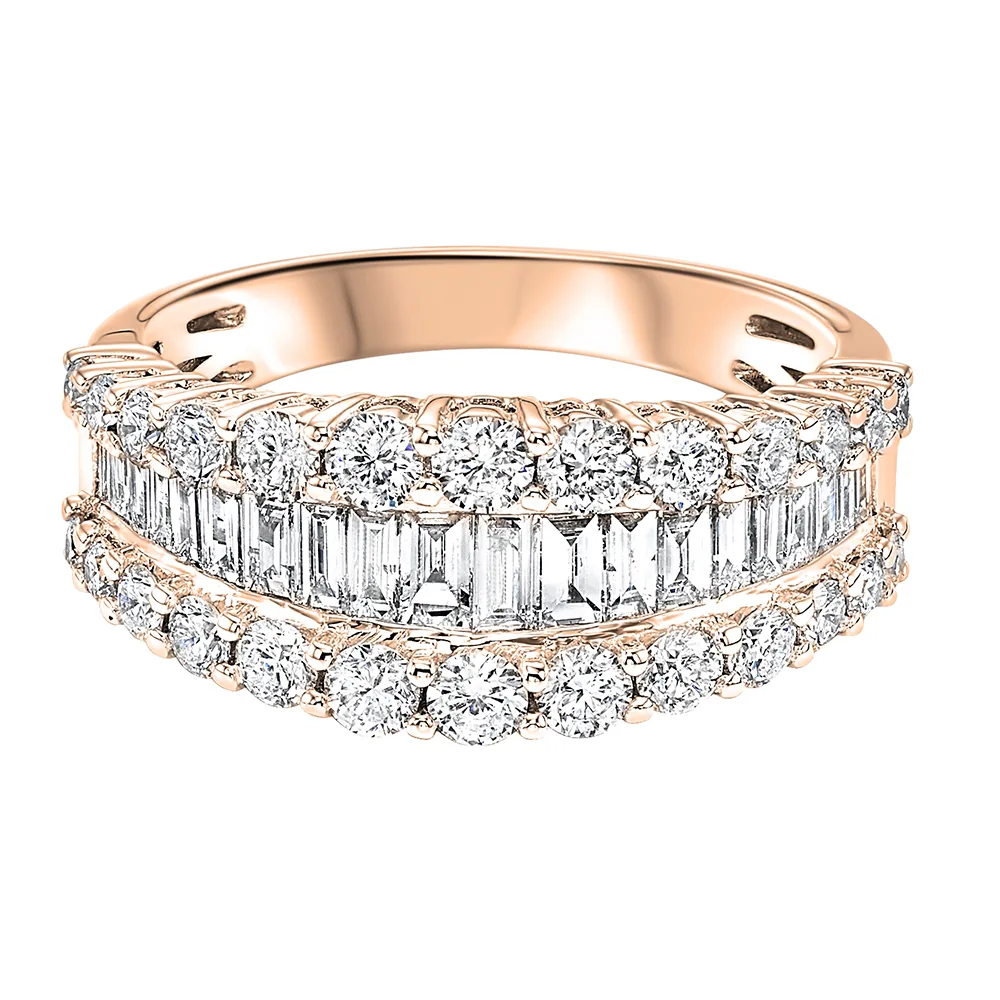 14Kt Rose Gold Diamond 1Ctw Ring