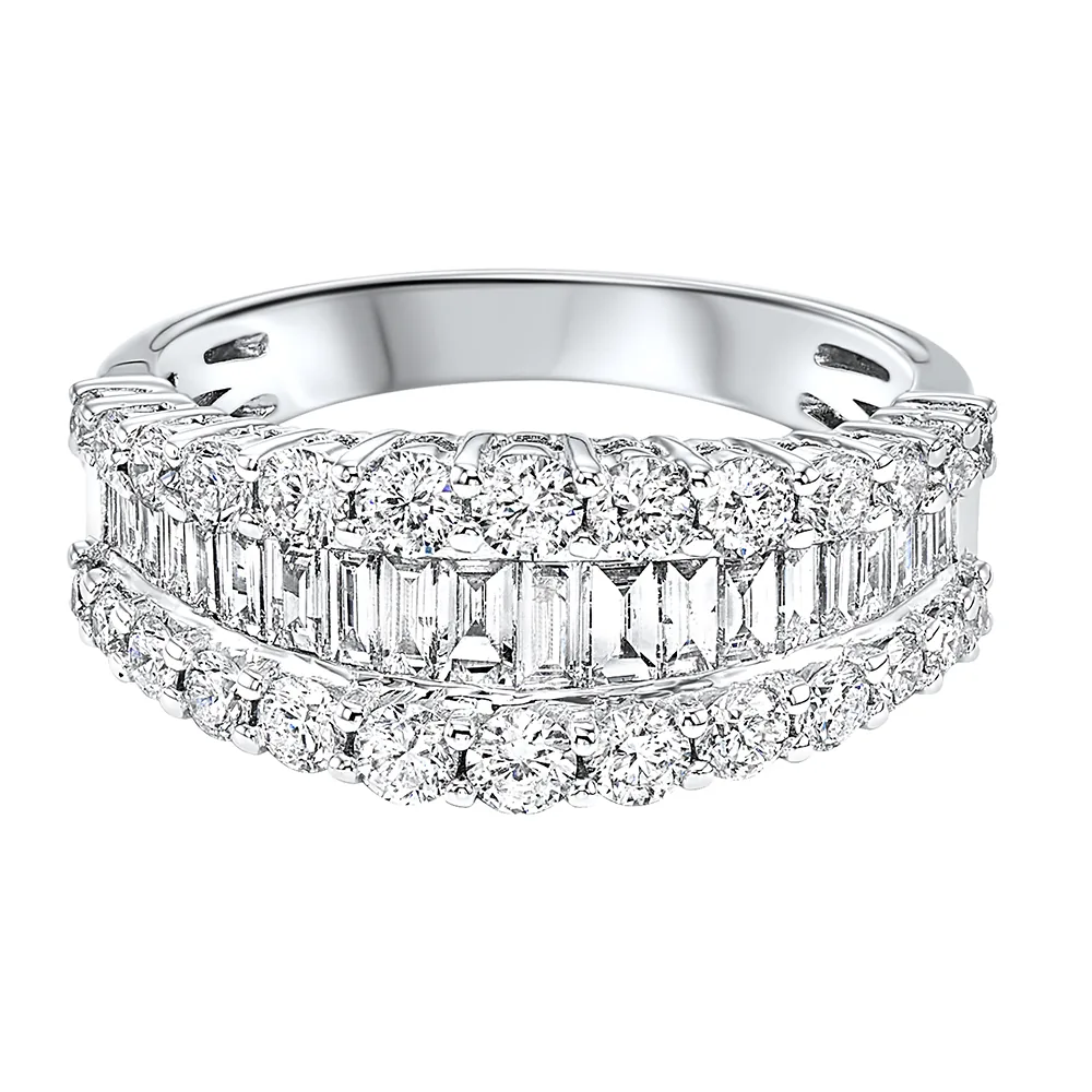 14Kt White Gold Diamond 1Ctw Ring view 3
