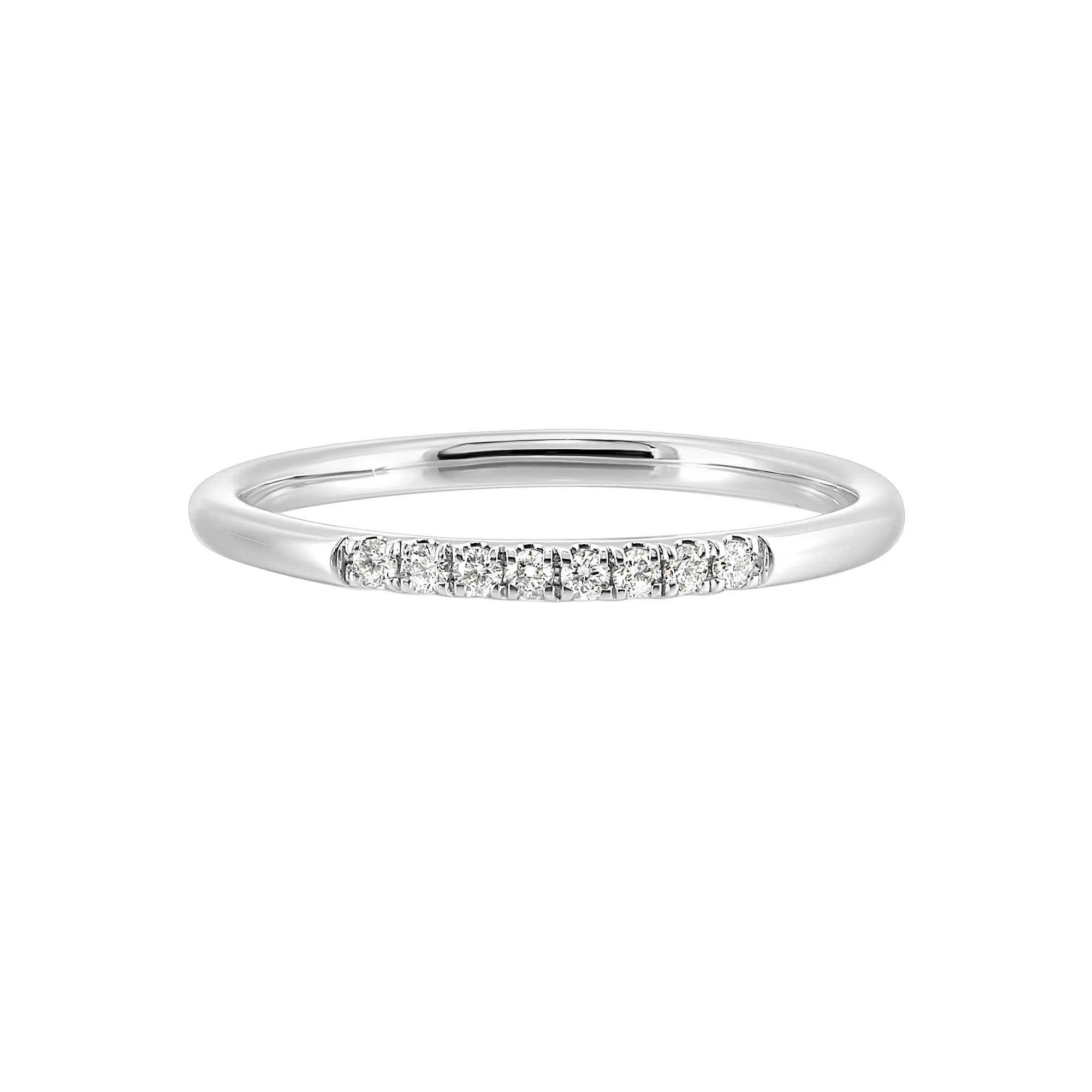 14Kt White Gold Diamond 1/12Ctw Ring
