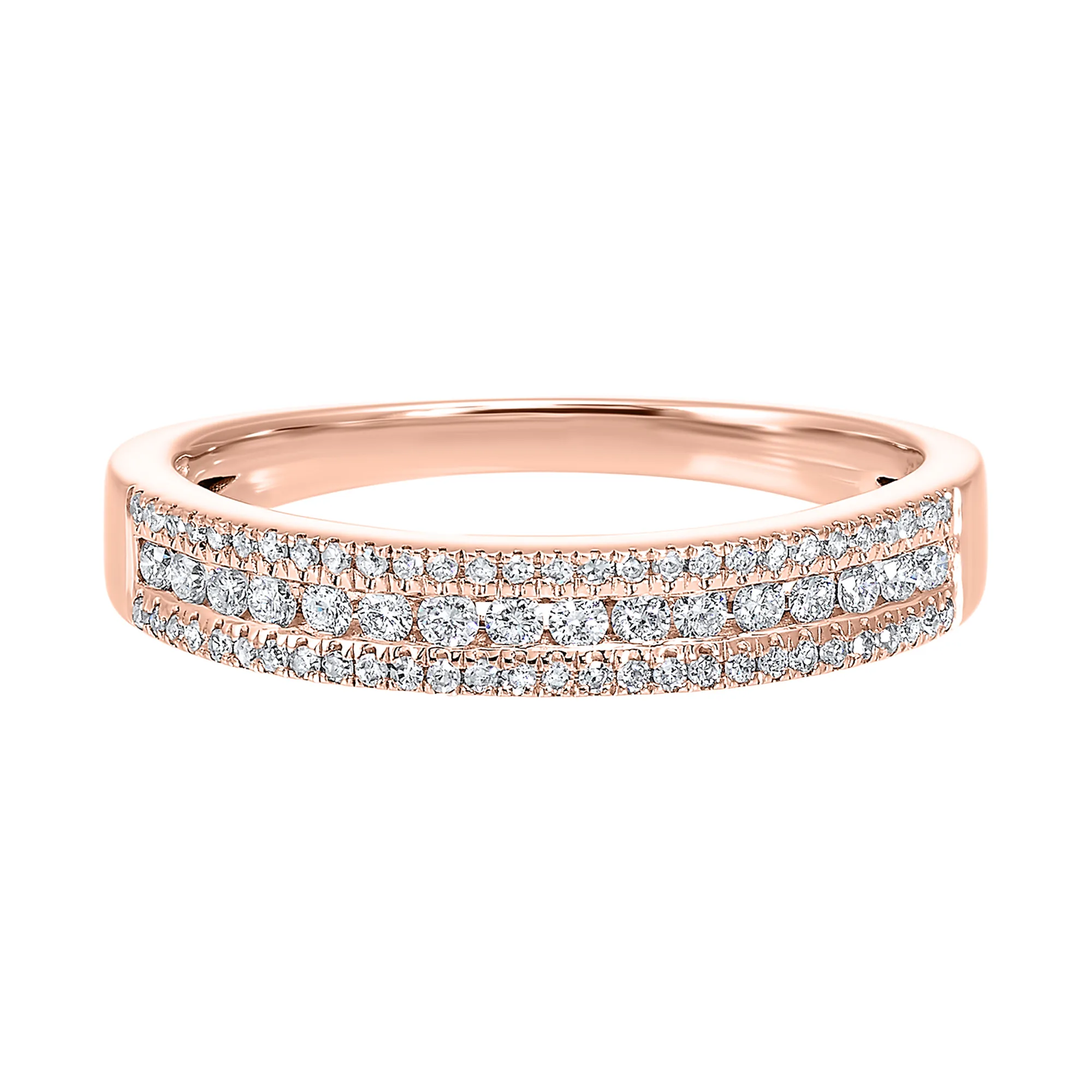 14Kt Rose Gold Diamond 1/4Ctw Ring