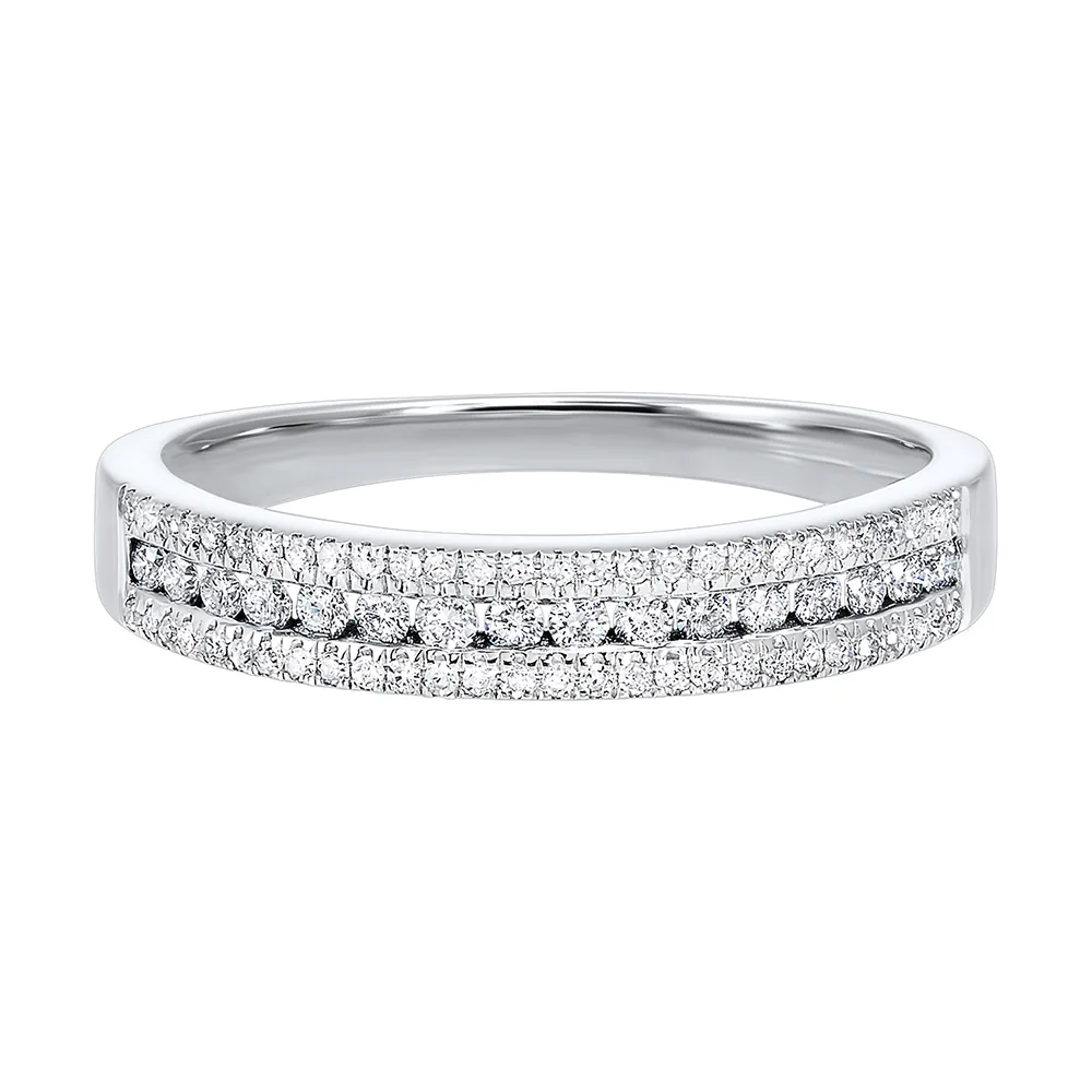14Kt White Gold Diamond 1/4Ctw Ring view 2