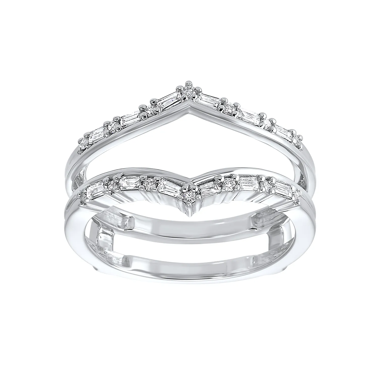14Kt White Gold Diamond 1/4Ctw Ring