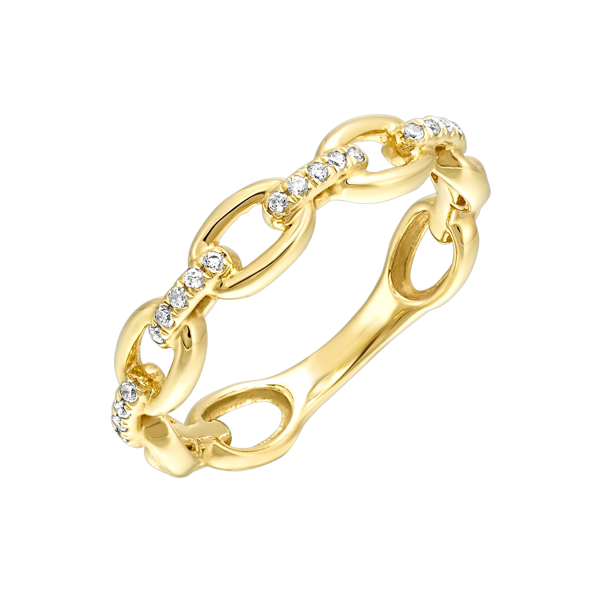 10Kt Yellow Gold Diamond 1/10Ctw Ring view 2