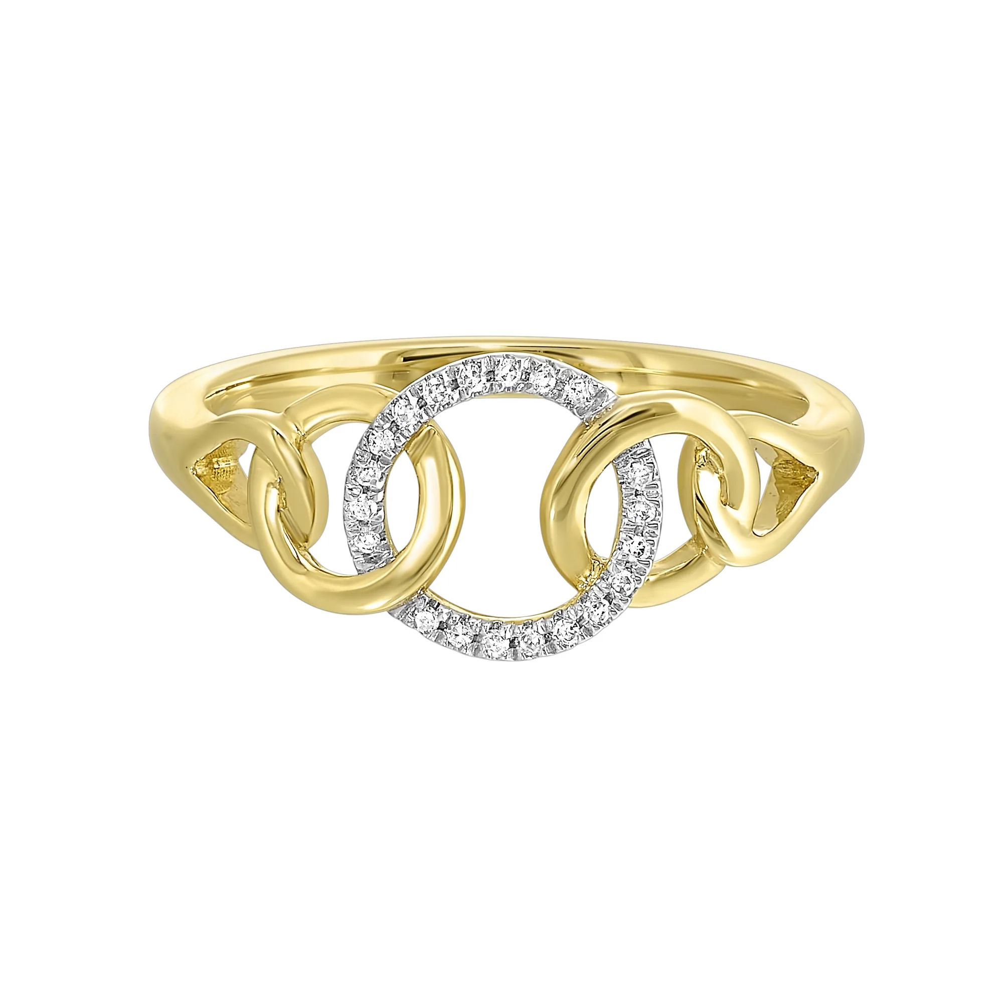 10Kt Yellow Gold Diamond 1/20Ctw Ring