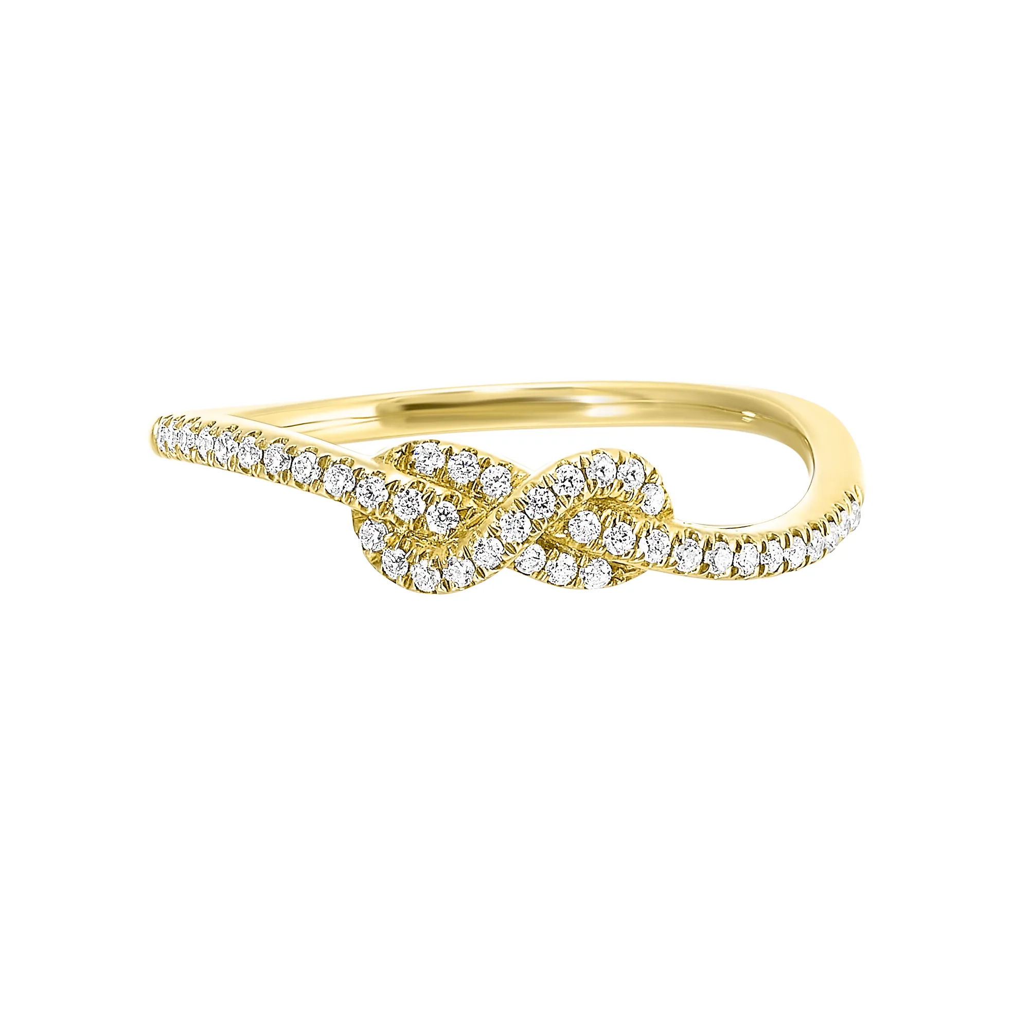 14Kt Yellow Gold Diamond 1/8Ctw Ring