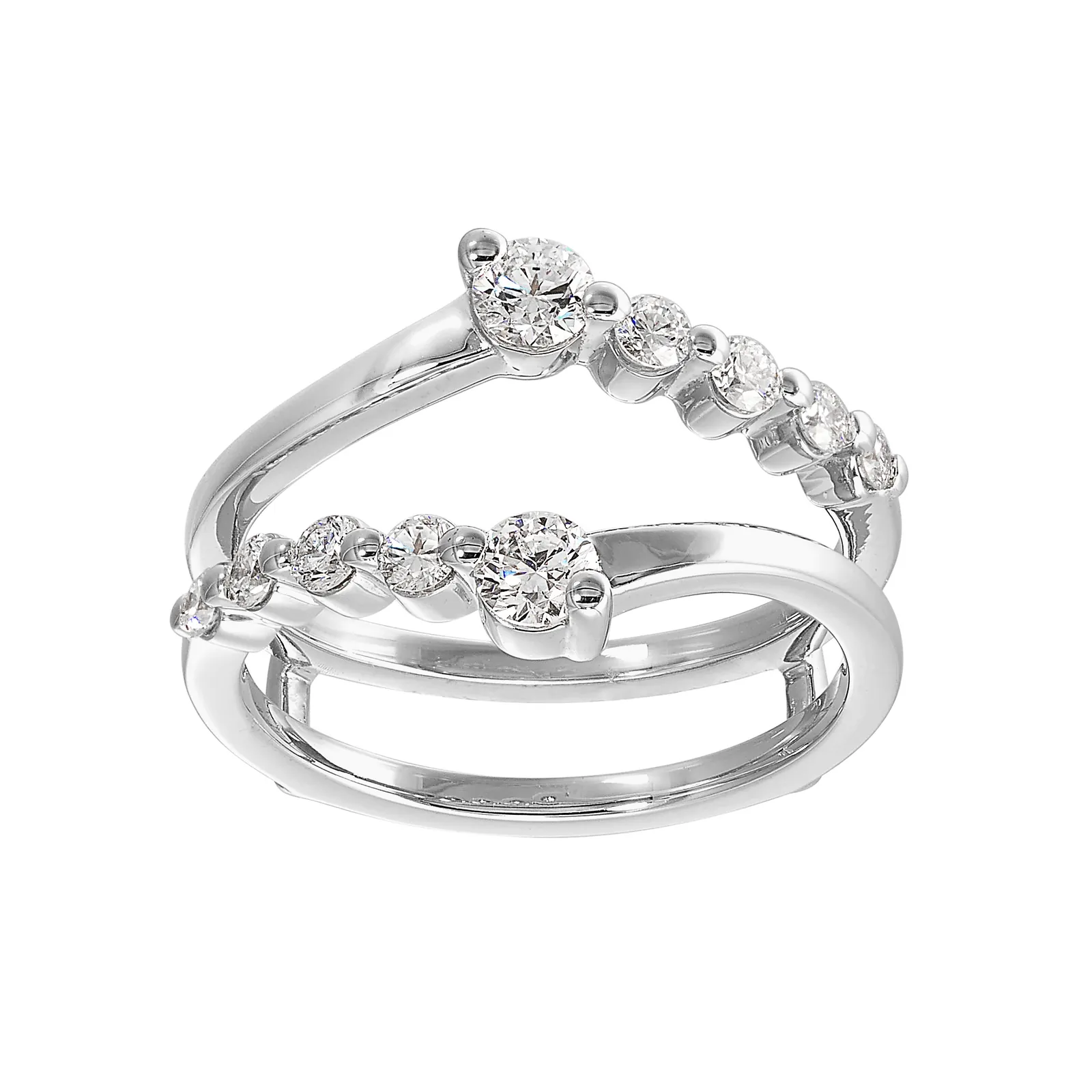14Kt White Gold Diamond 5/8Ctw Ring