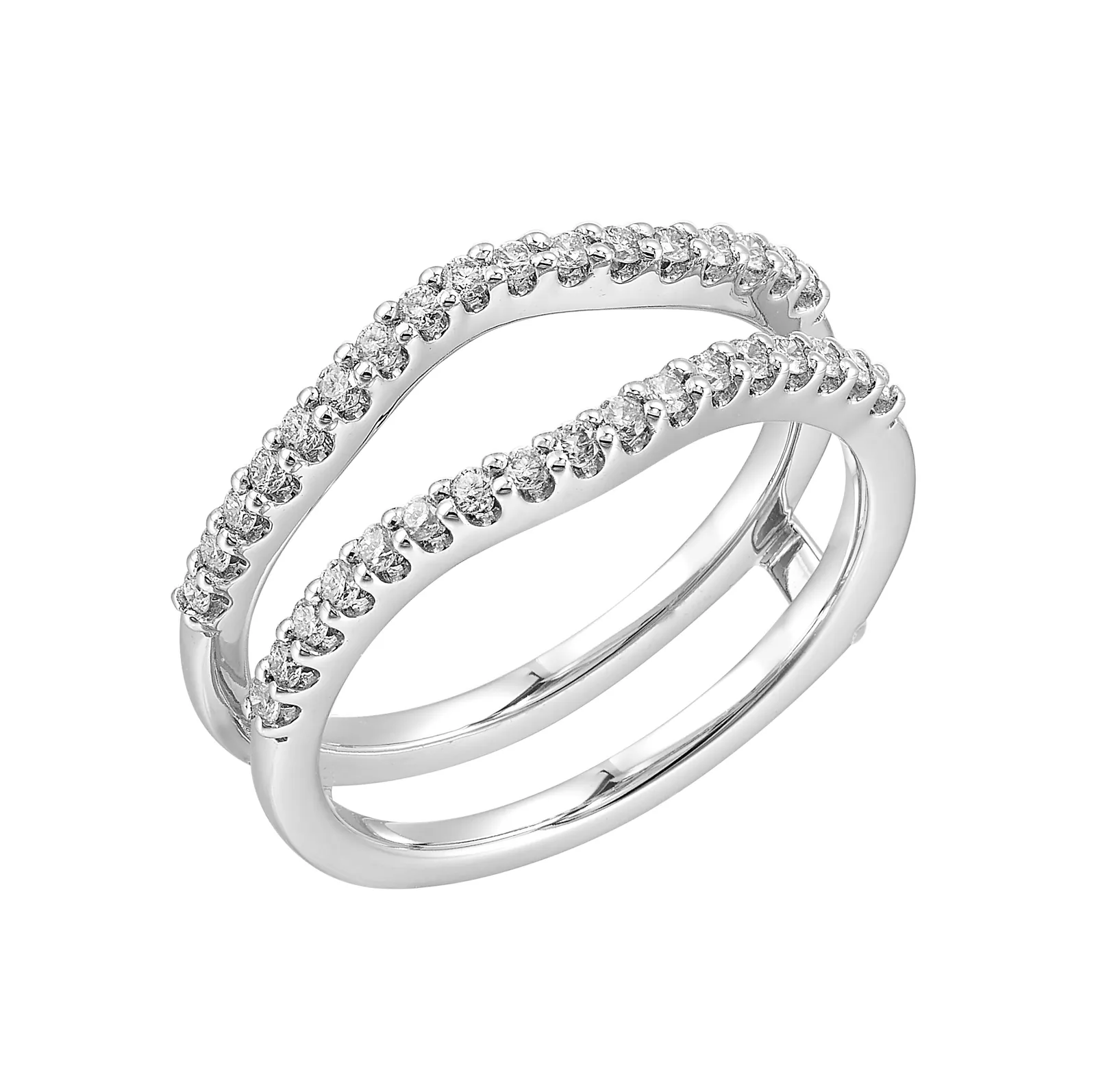 14Kt White Gold Diamond 1/3Ctw Ring view 2