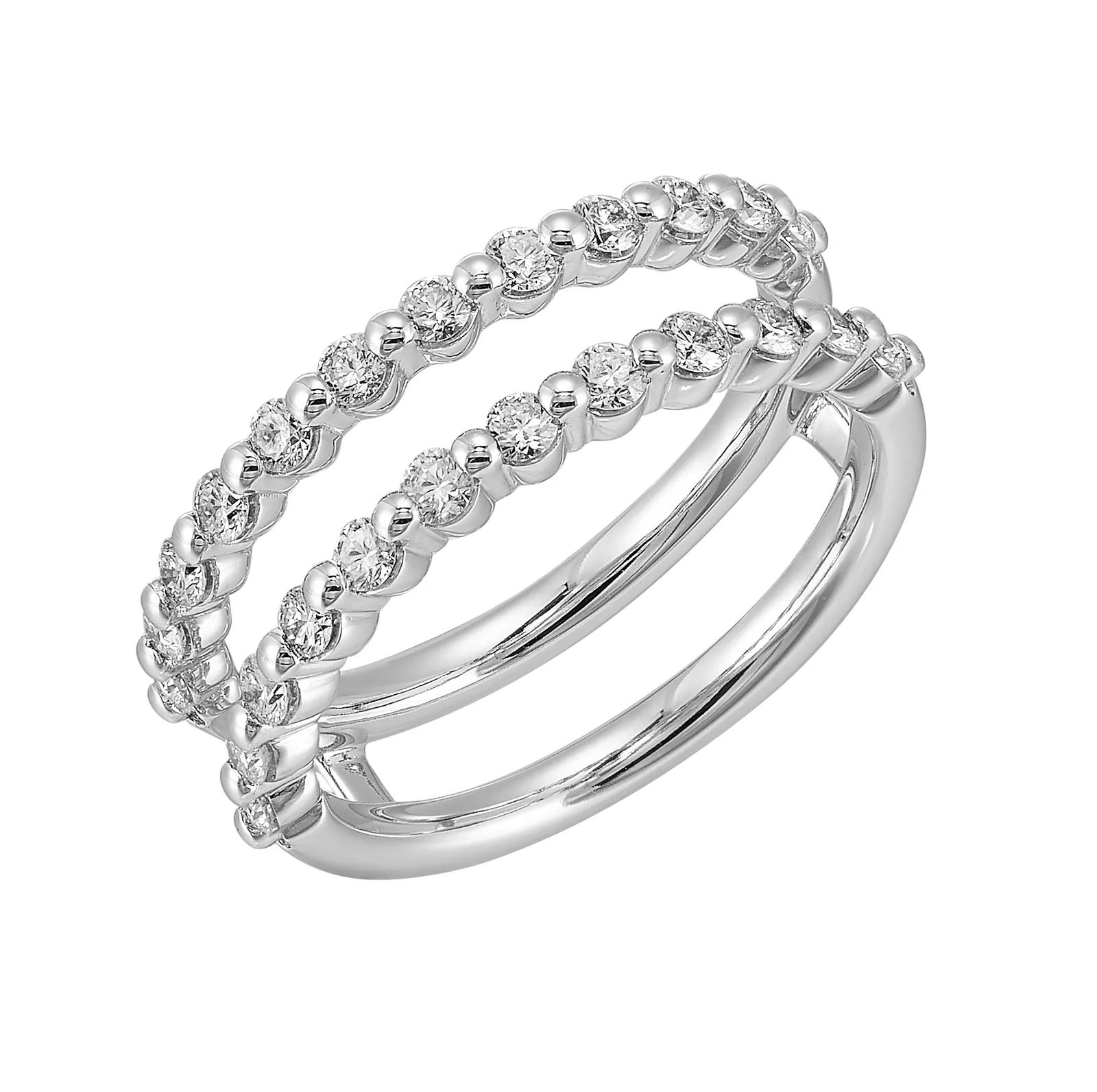 14Kt White Gold Diamond 5/8Ctw Ring view 2