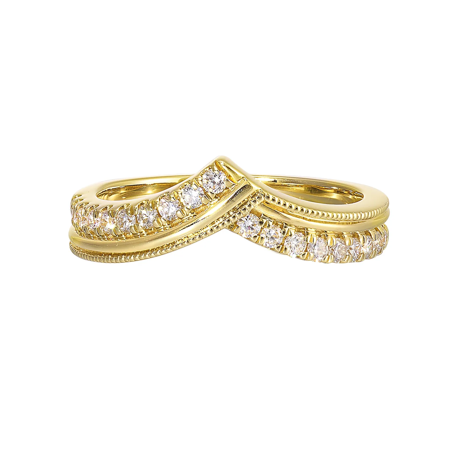 14Kt Yellow Gold Diamond 1/4Ctw Ring