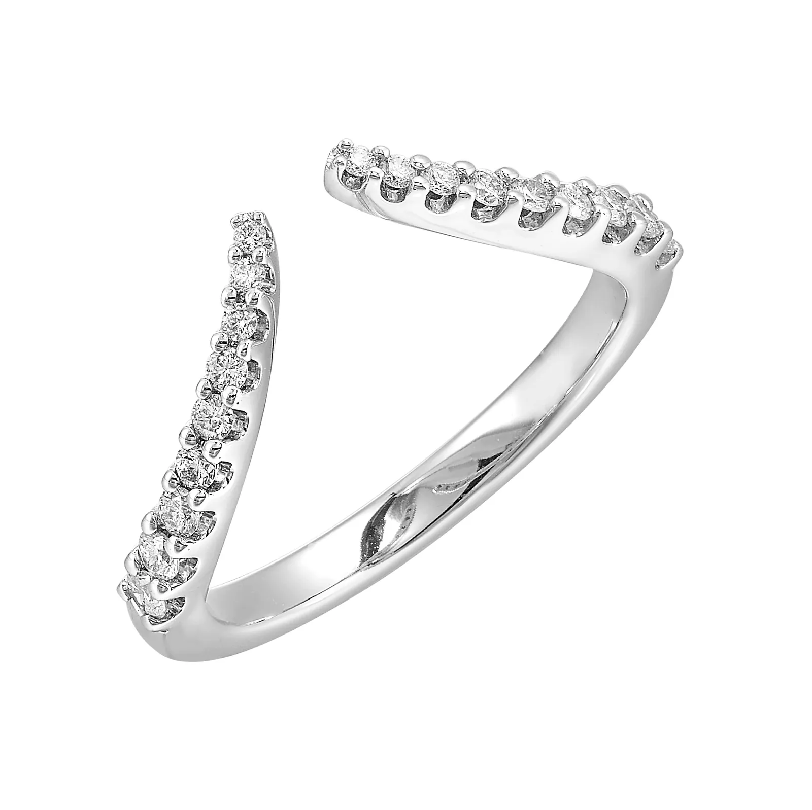 14Kt White Gold Ring view 2