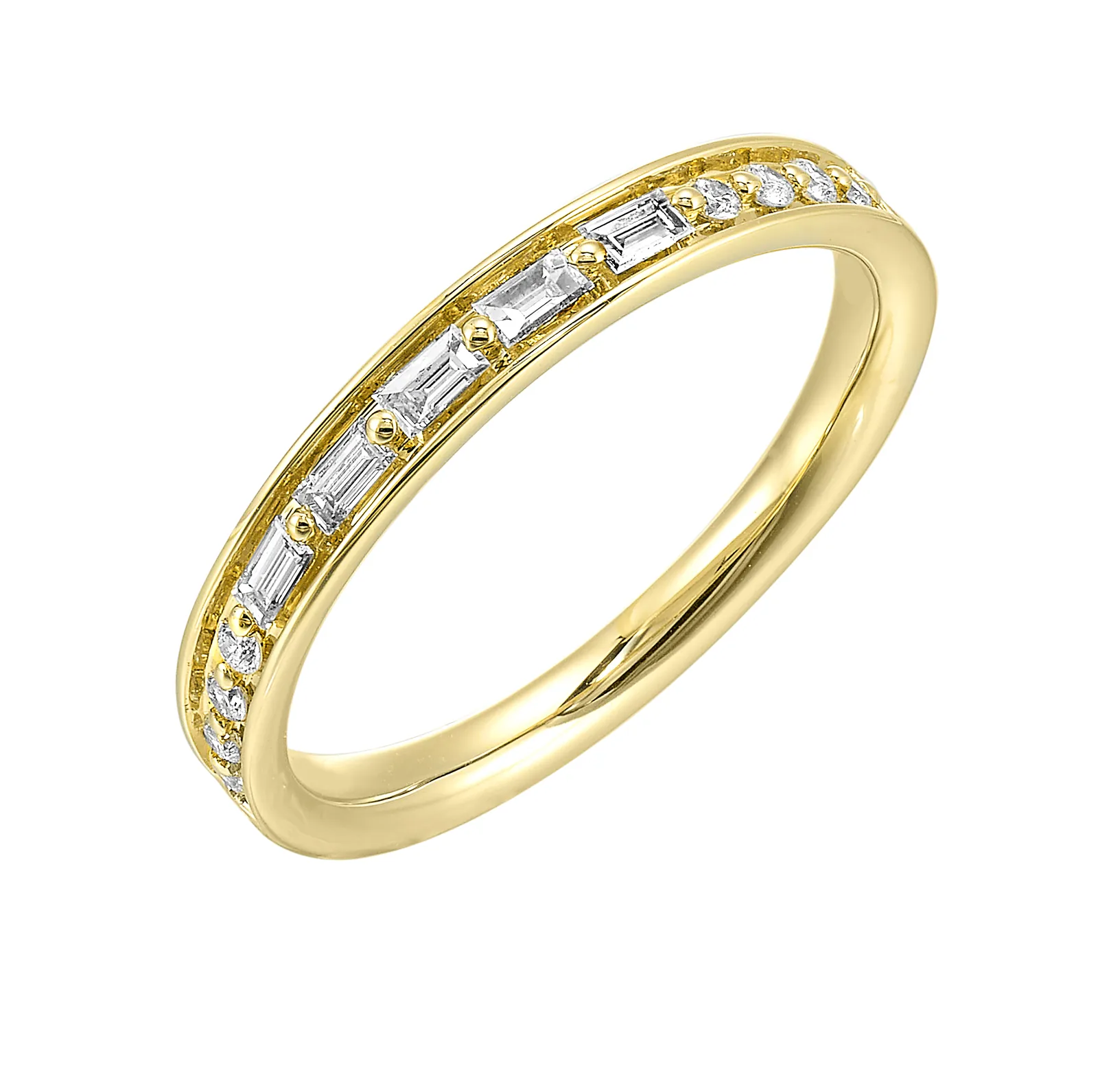 14Kt Yellow Gold Diamond 1/4Ctw Ring view 2