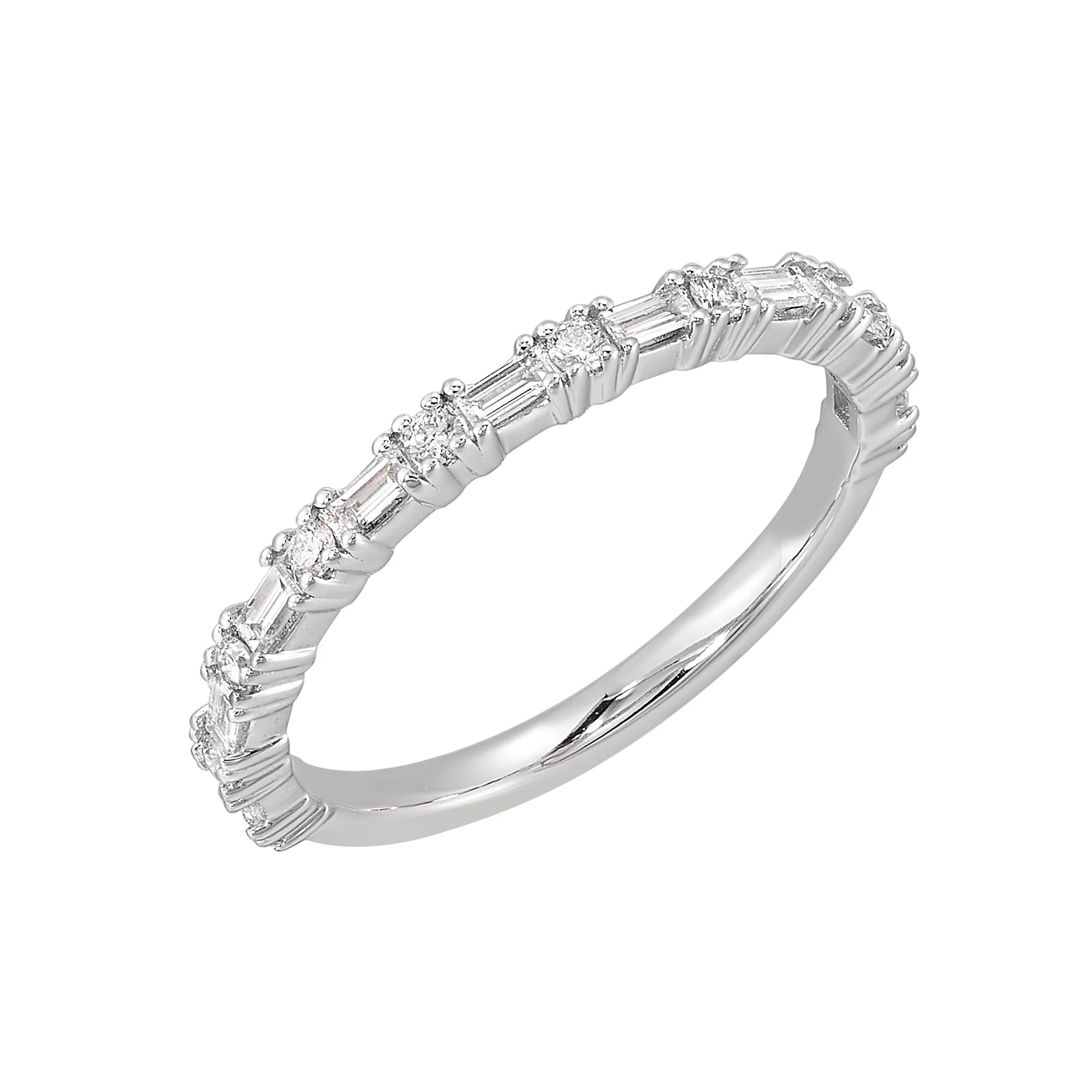 14Kt White Gold Diamond 3/8Ctw Ring view 2