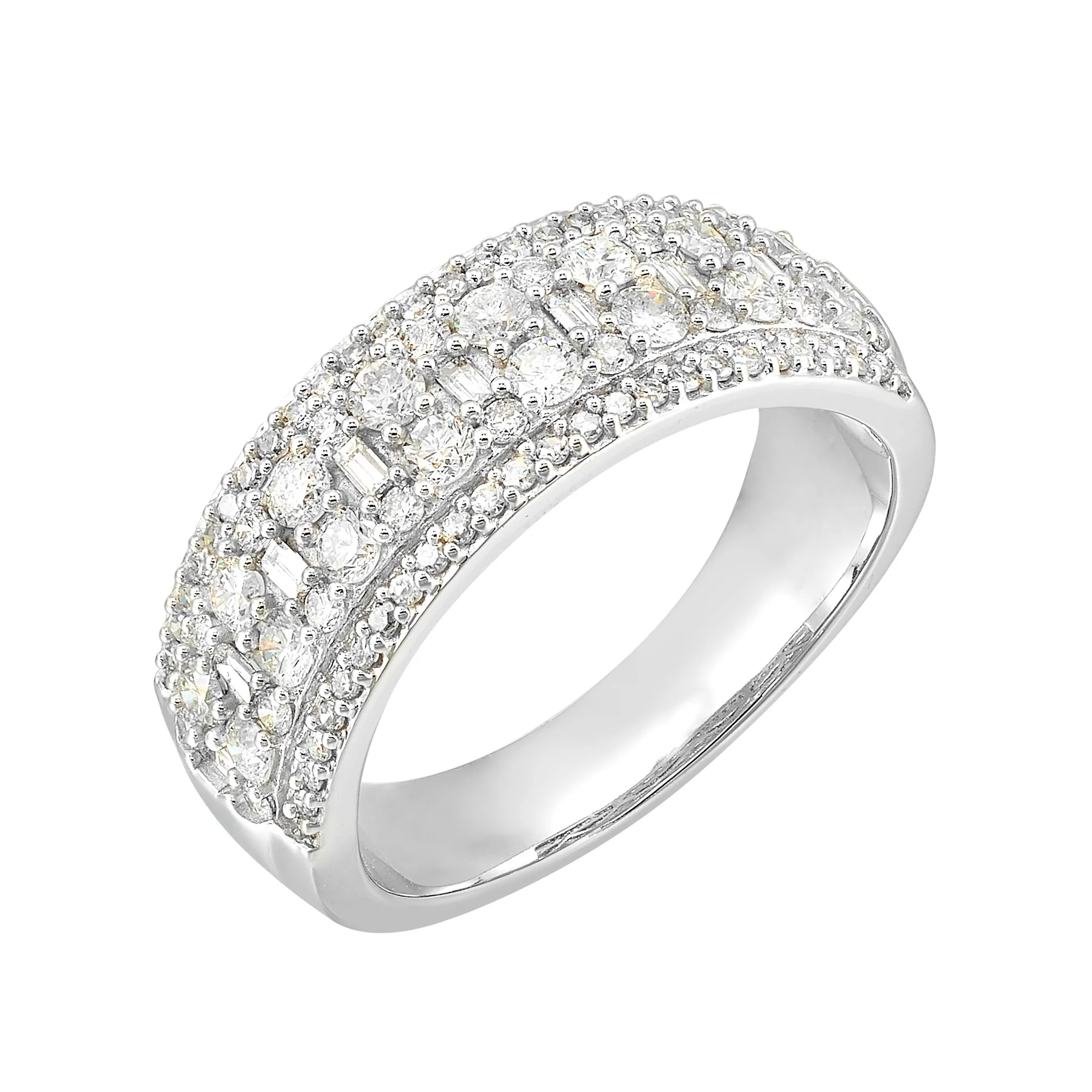 14Kt White Gold Diamond 1Ctw Ring
