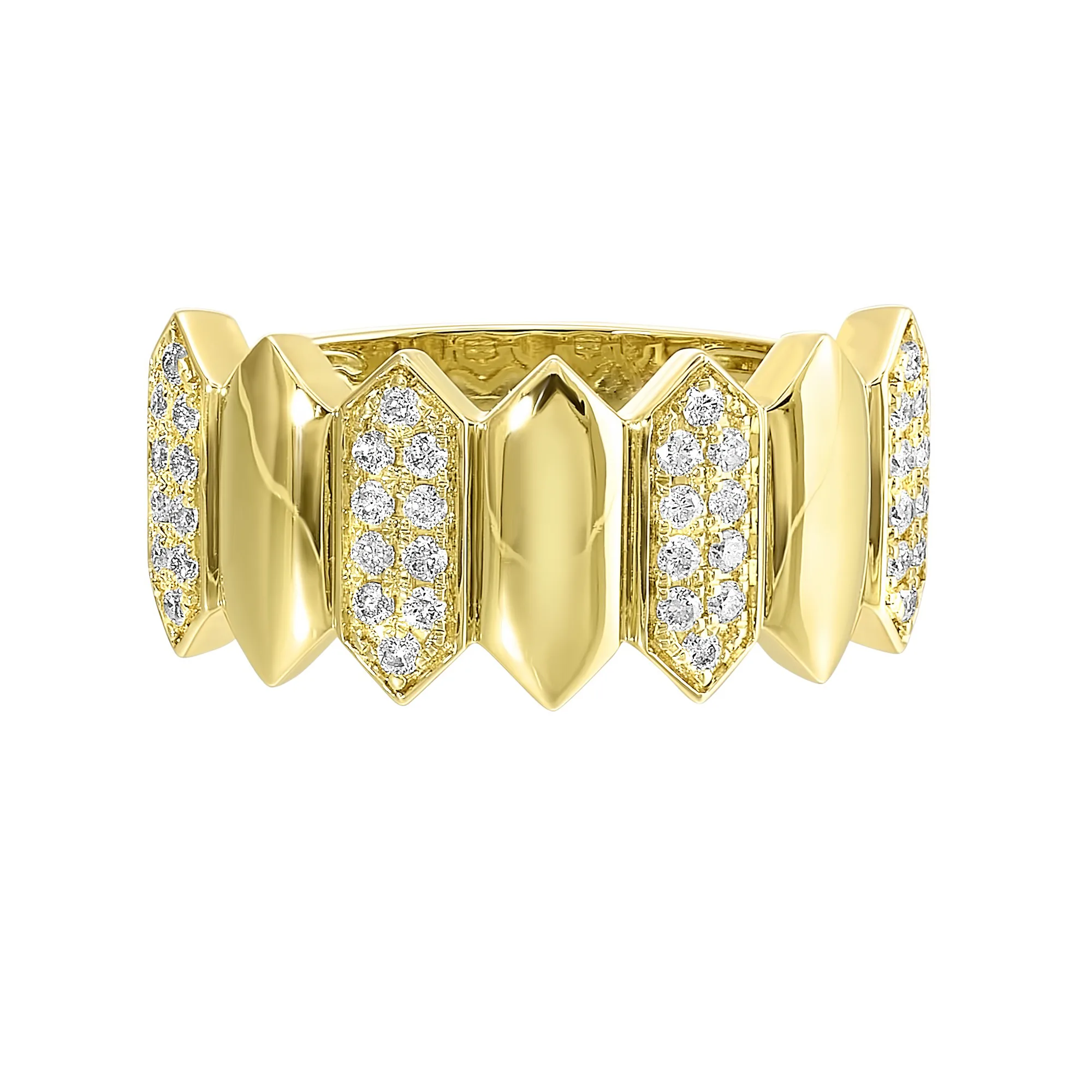 14Kt Yellow Gold Diamond 1/4Ctw Ring
