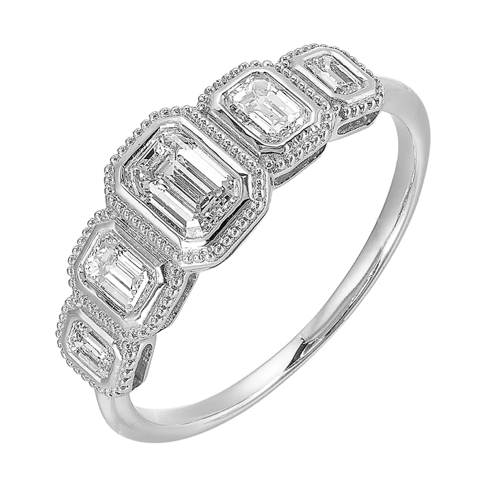 14Kt White Gold Diamond 1Ctw Ring view 2