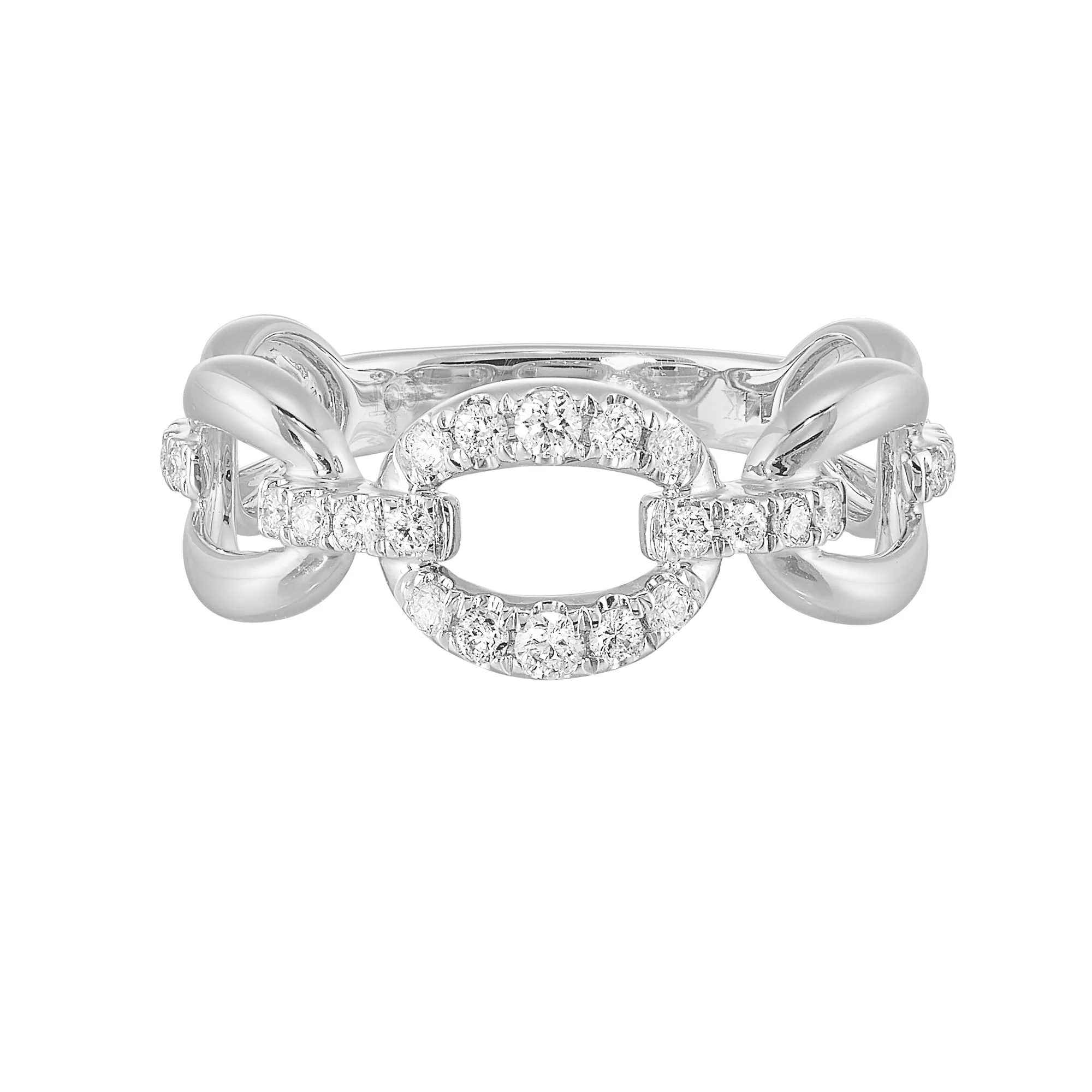 14Kt White Gold Diamond 1/4Ctw Ring