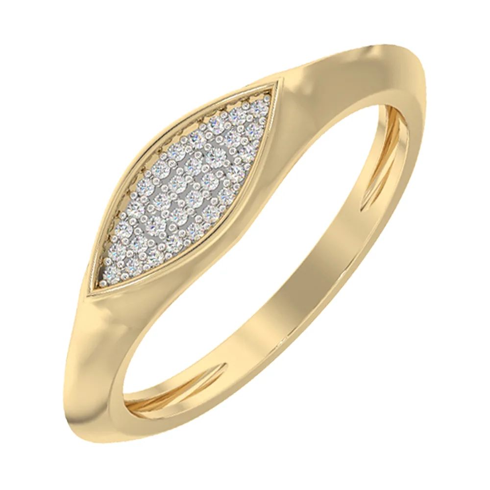 10Kt Yellow Gold Diamond 1/10Ctw Ring