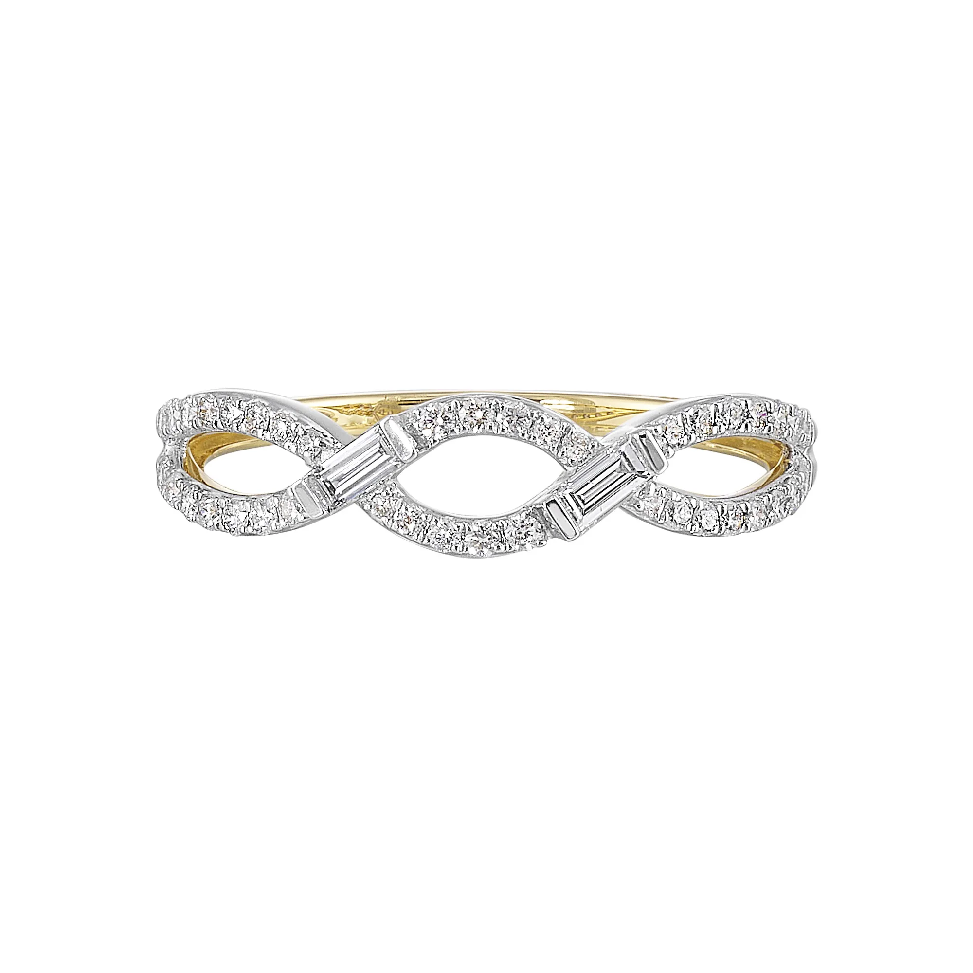 10Kt Yellow Gold Diamond 1/3Ctw Ring