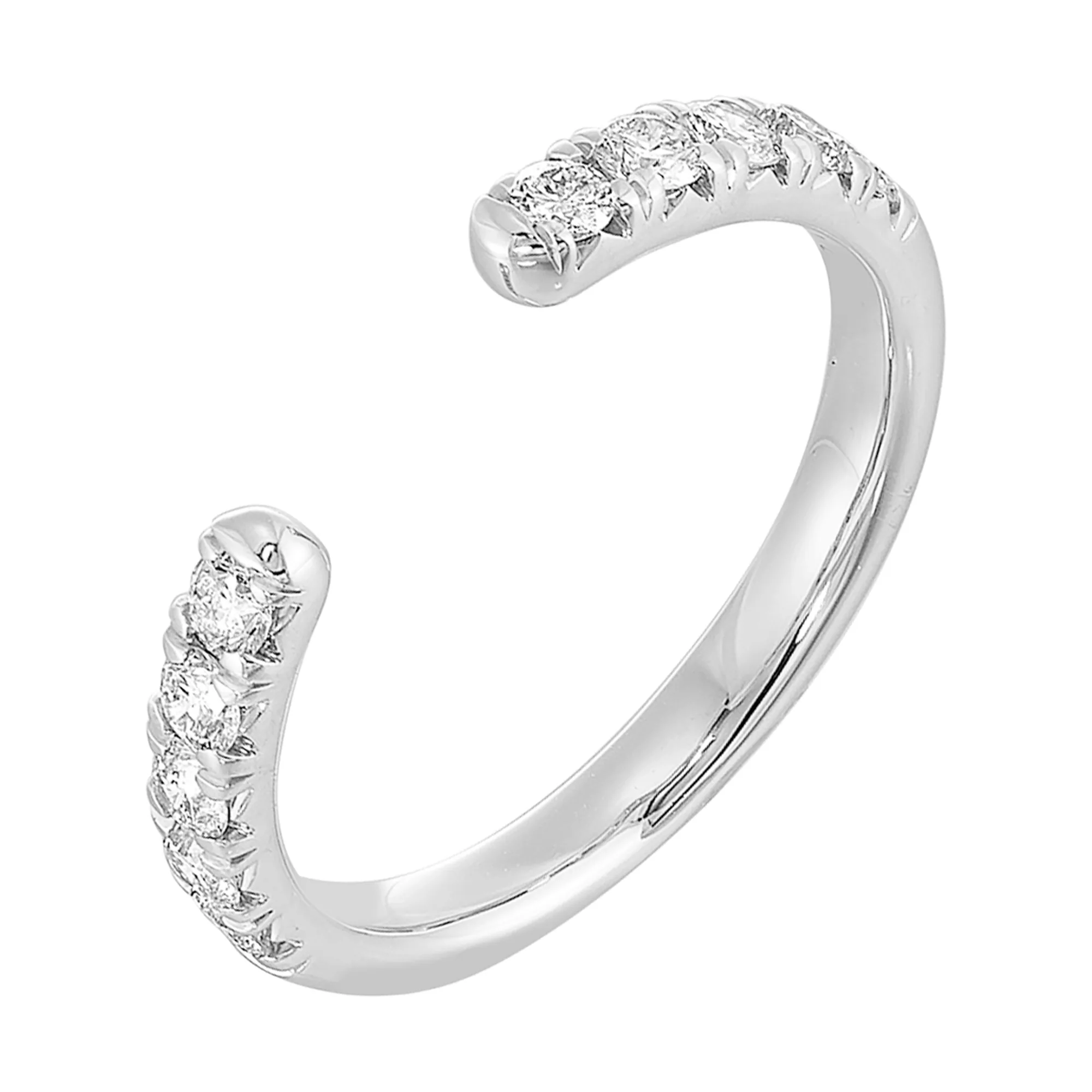 14Kt White Gold Diamond 1/2Ctw Ring view 2