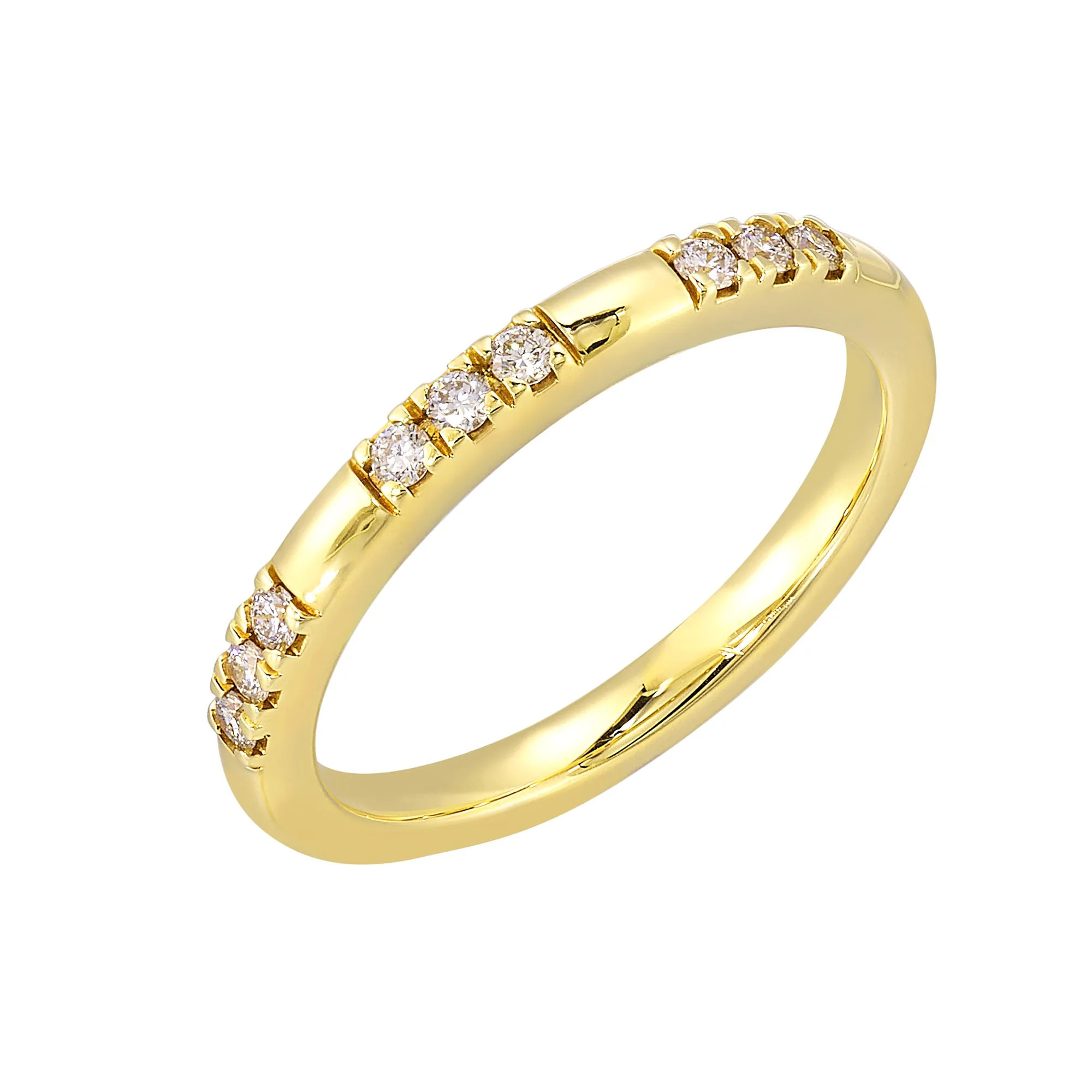14Kt Yellow Gold Diamond 1/7Ctw Ring view 2