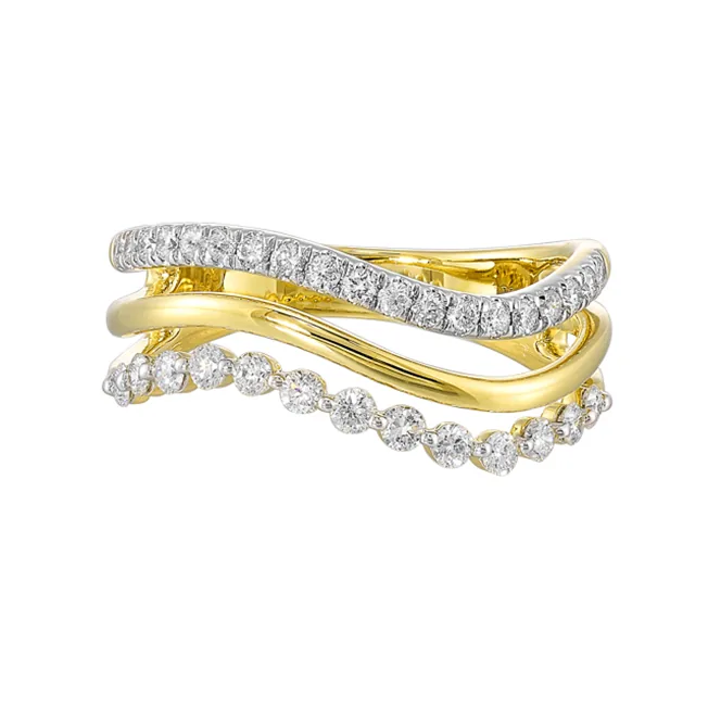 14Kt Yellow Gold Diamond 1/2Ctw Ring