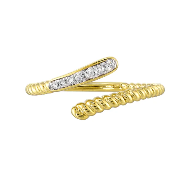 10Kt Yellow Gold Diamond 1/12Ctw Ring