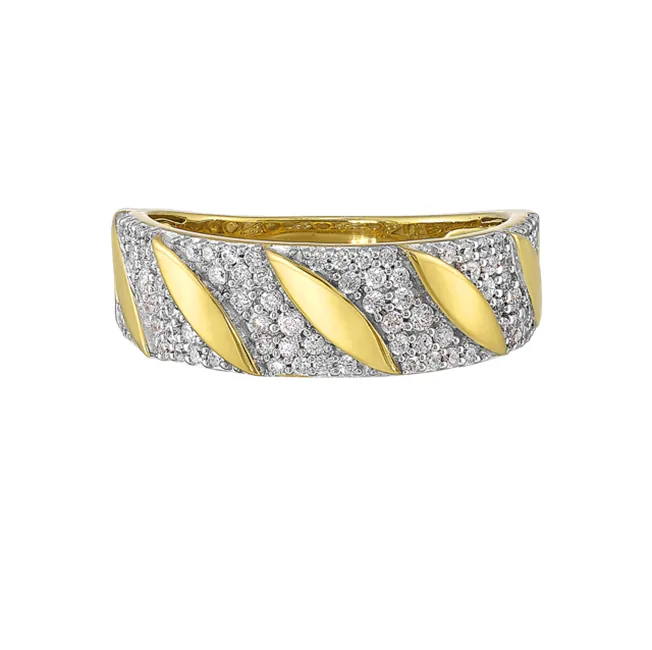 14Kt Yellow Gold Diamond 1/2Ctw Ring