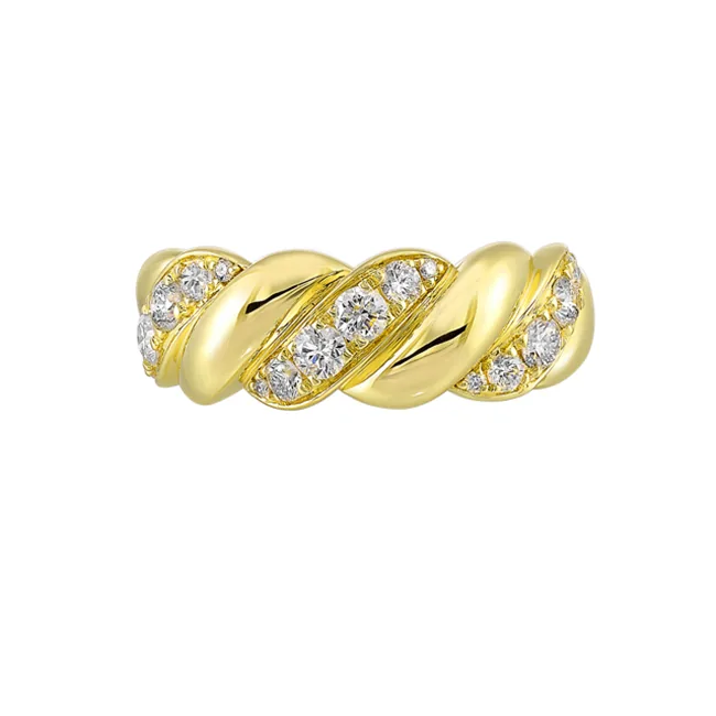 14Kt Yellow Gold Diamond 5/8Ctw Ring
