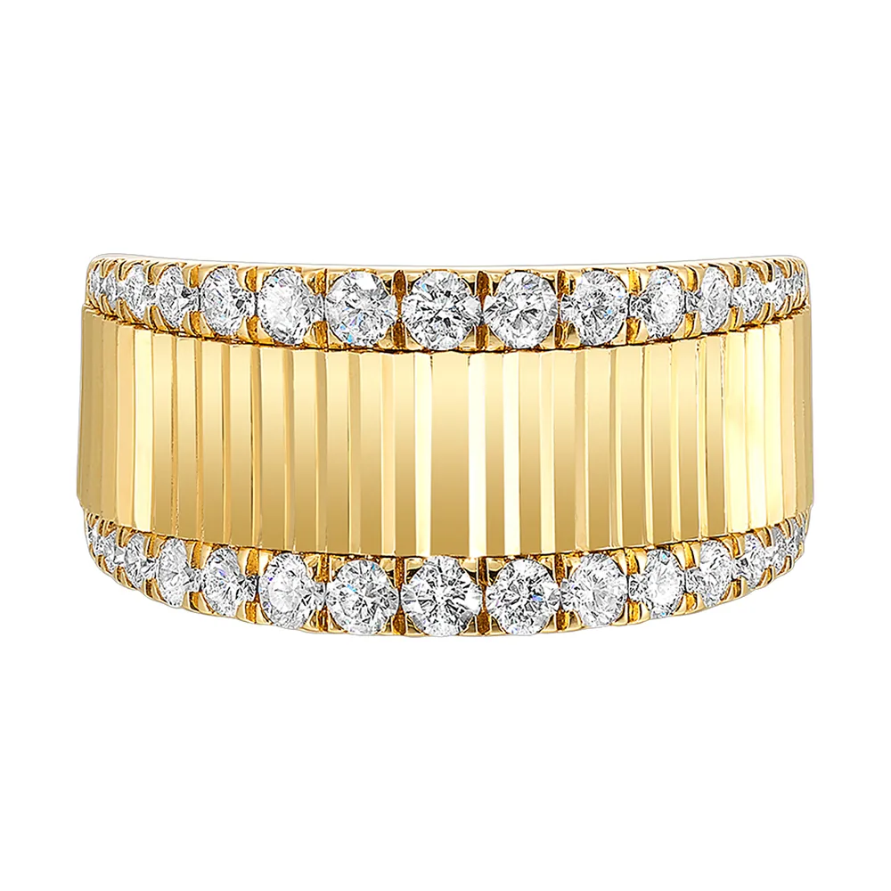 14Kt Yellow Gold Diamond 5/8Ctw Ring view 2