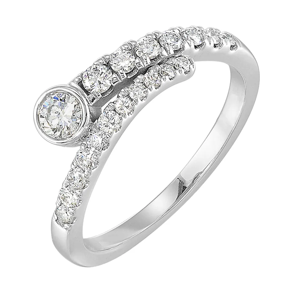 14Kt White Gold Diamond 1/2Ctw Ring