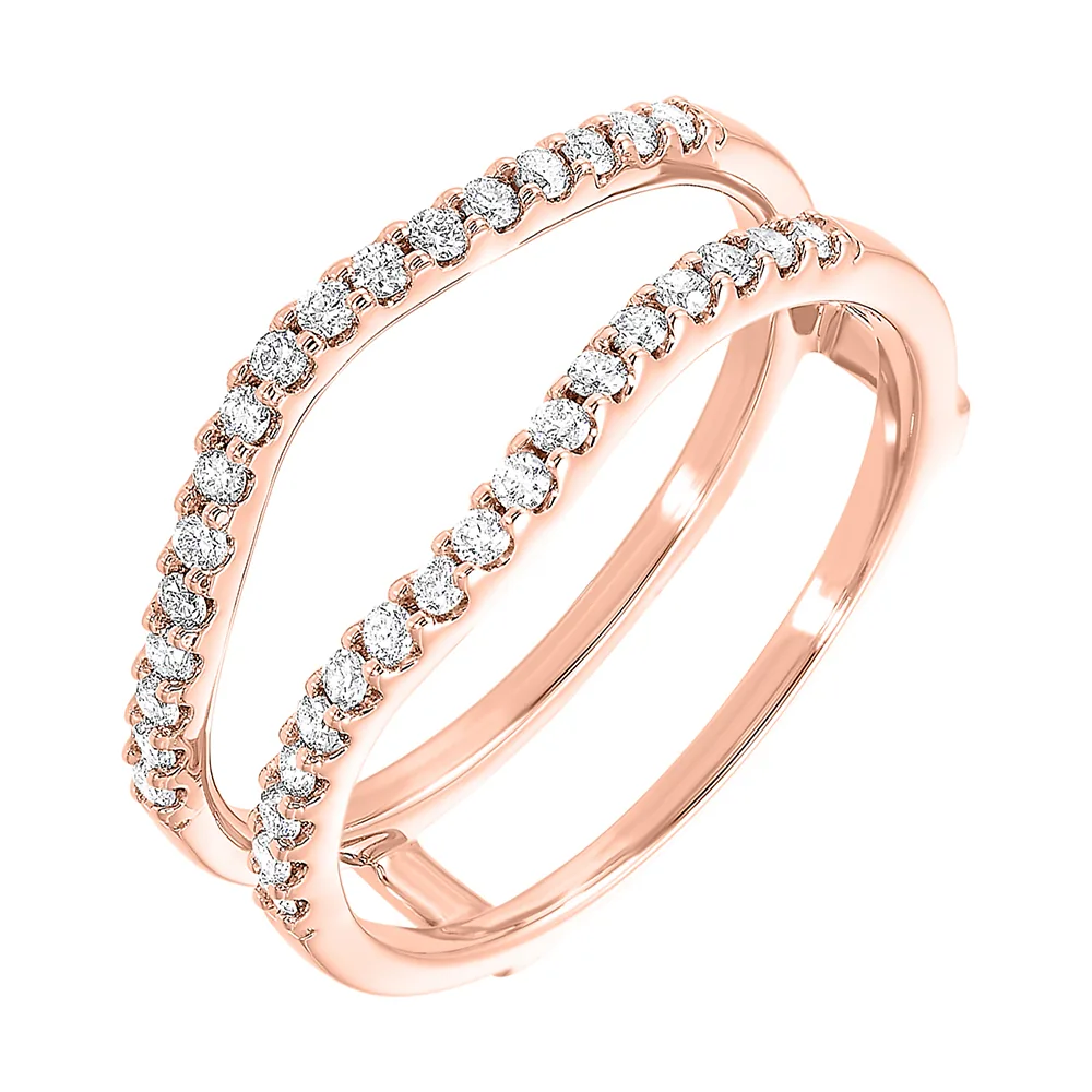 14Kt Rose Gold Diamond 1/4Ctw Ring
