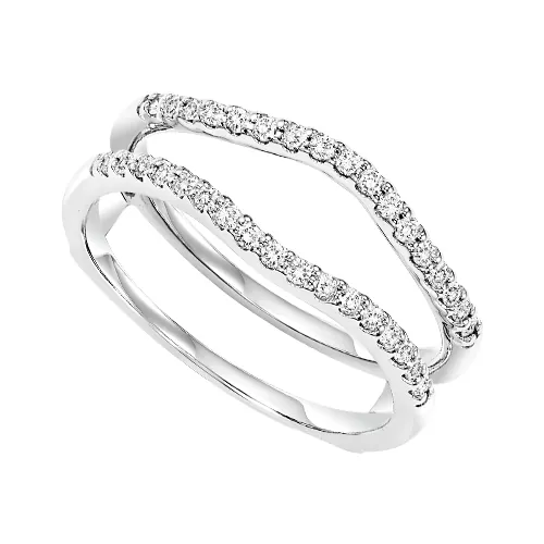 14Kt White Gold Diamond 1/3Ctw Ring view 2
