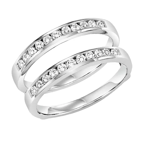14Kt White Gold Diamond 3/8Ctw Ring view 2