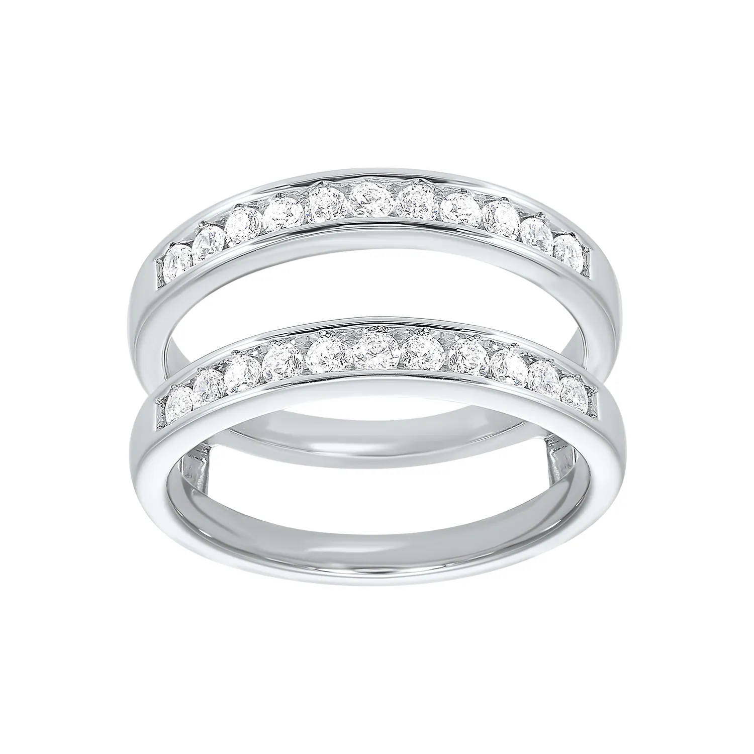 14Kt White Gold Diamond 3/8Ctw Ring