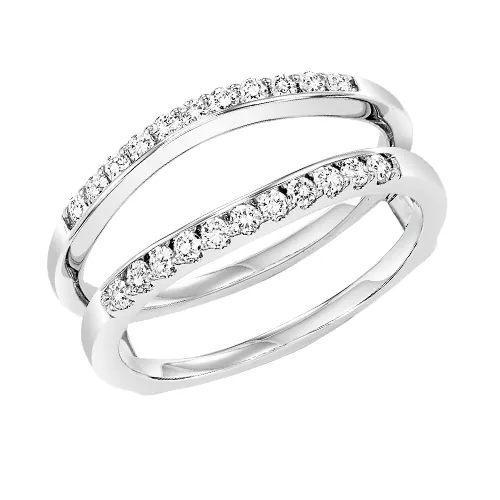 14Kt White Gold Diamond 1/3Ctw Ring view 2