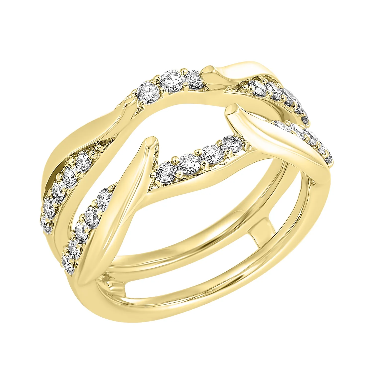 14Kt Yellow Gold Diamond 1/2Ctw Ring view 2
