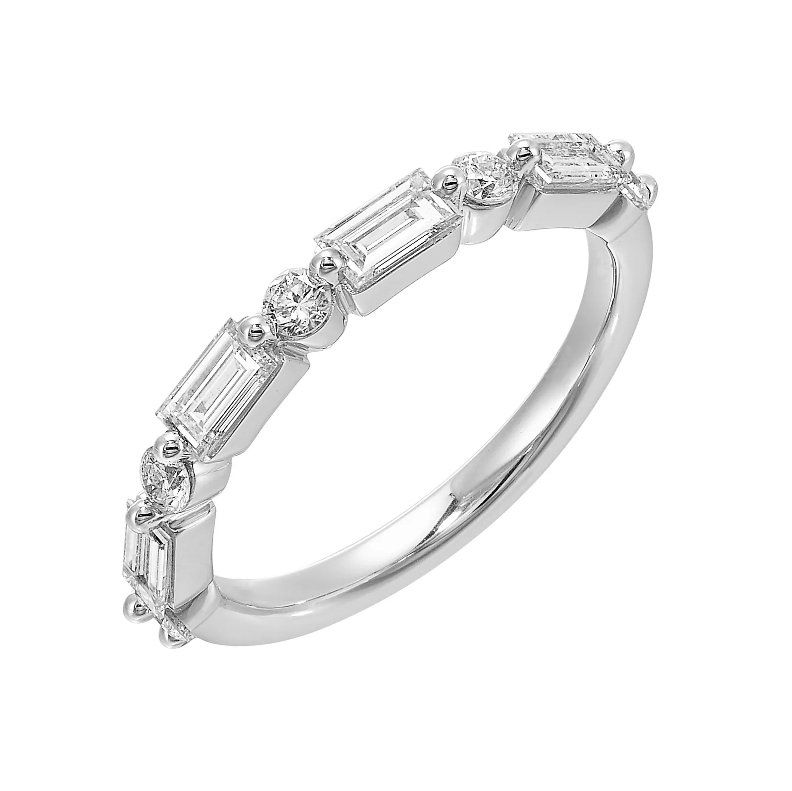 14Kt White Gold Diamond 3/4Ctw Ring view 2