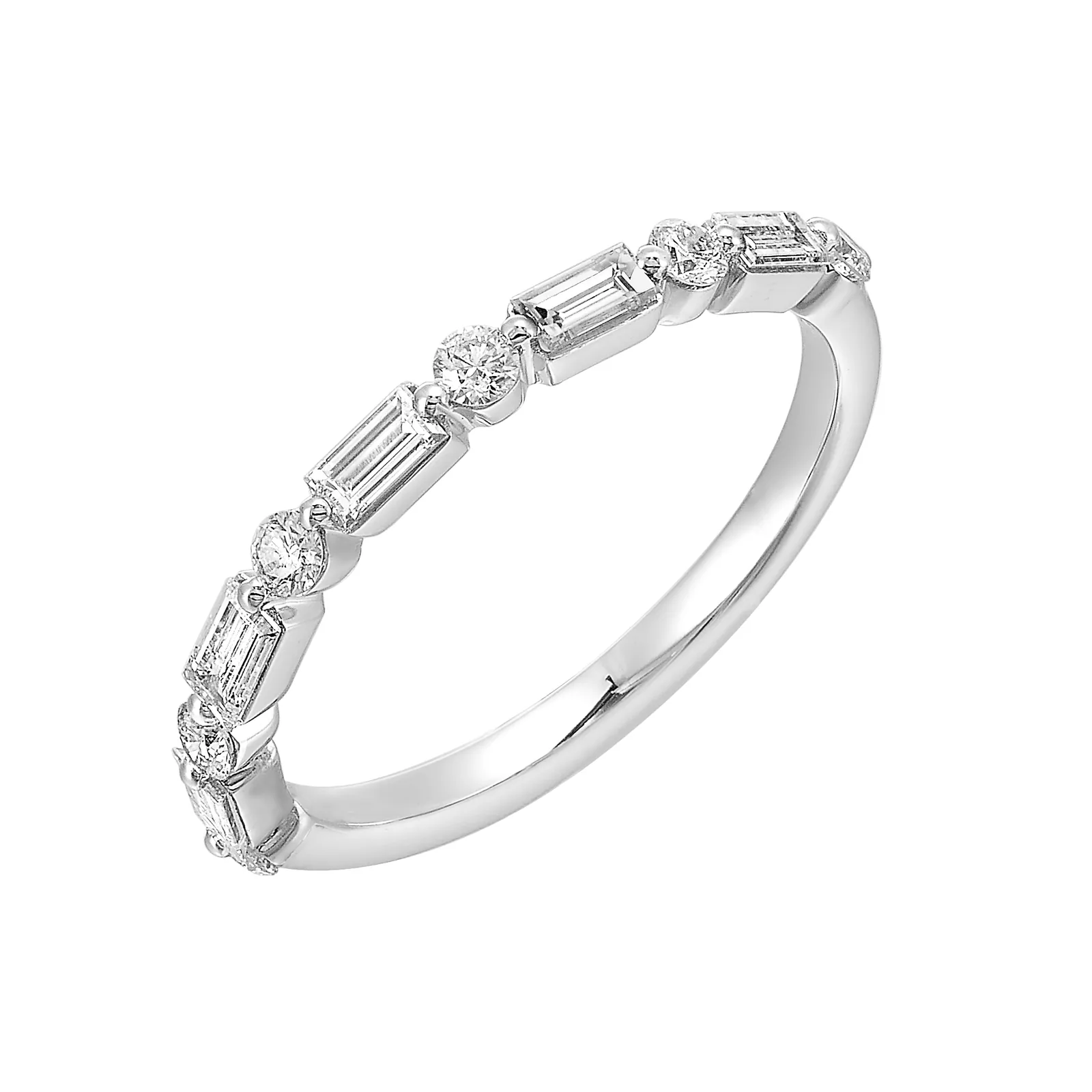 14Kt White Gold Diamond 1/2Ctw Ring view 2