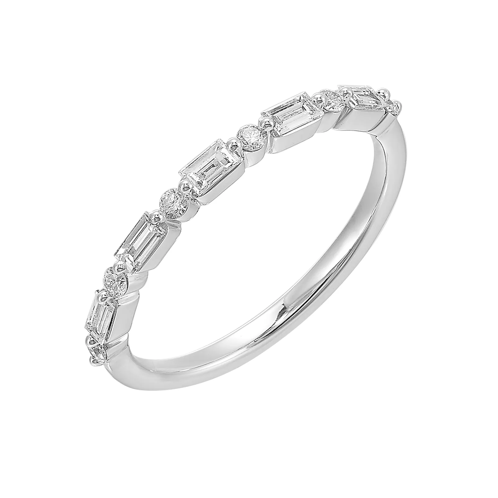 14Kt White Gold Diamond 1/4Ctw Ring view 2
