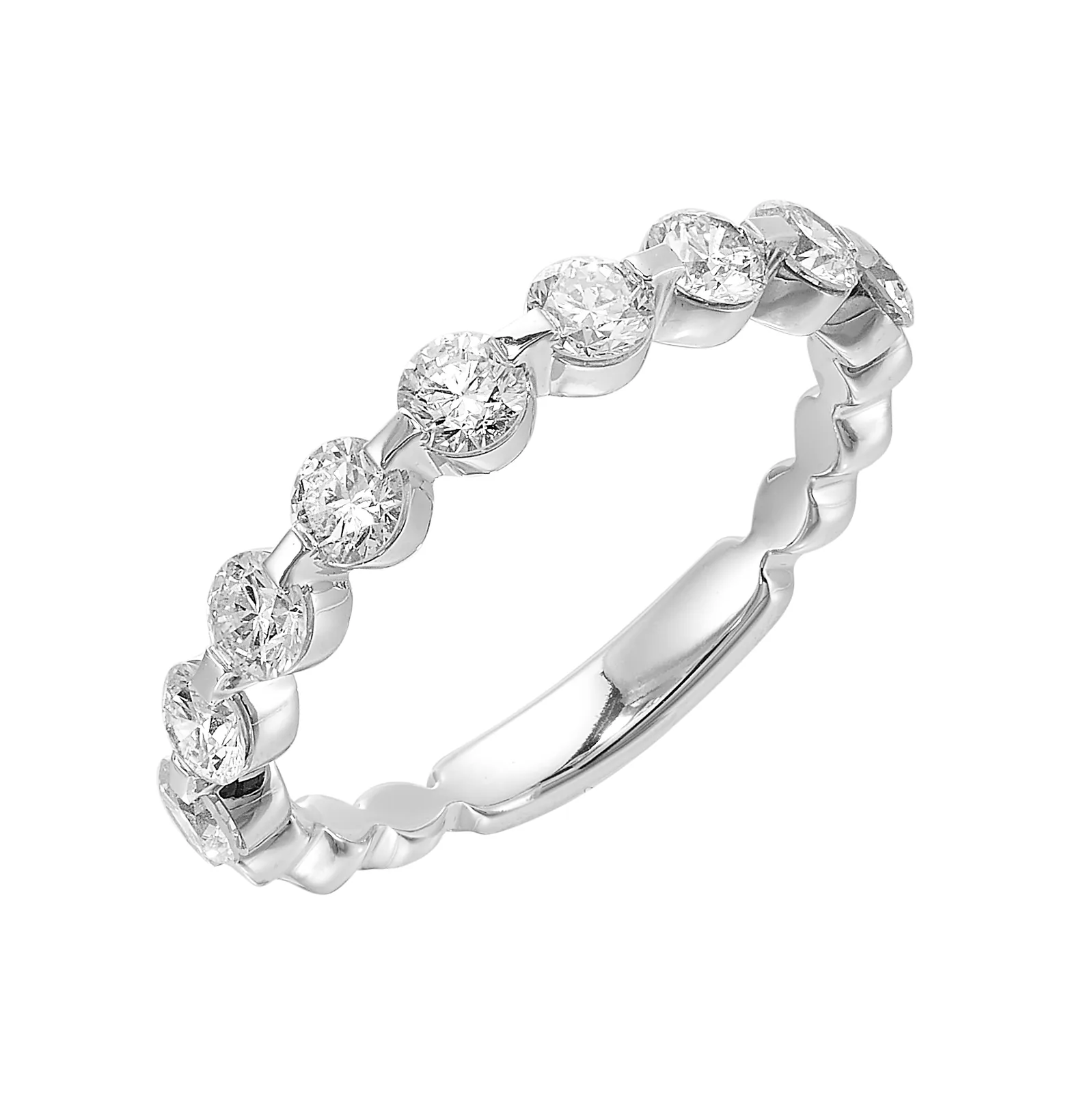 14Kt White Gold Diamond 1Ctw Ring view 2