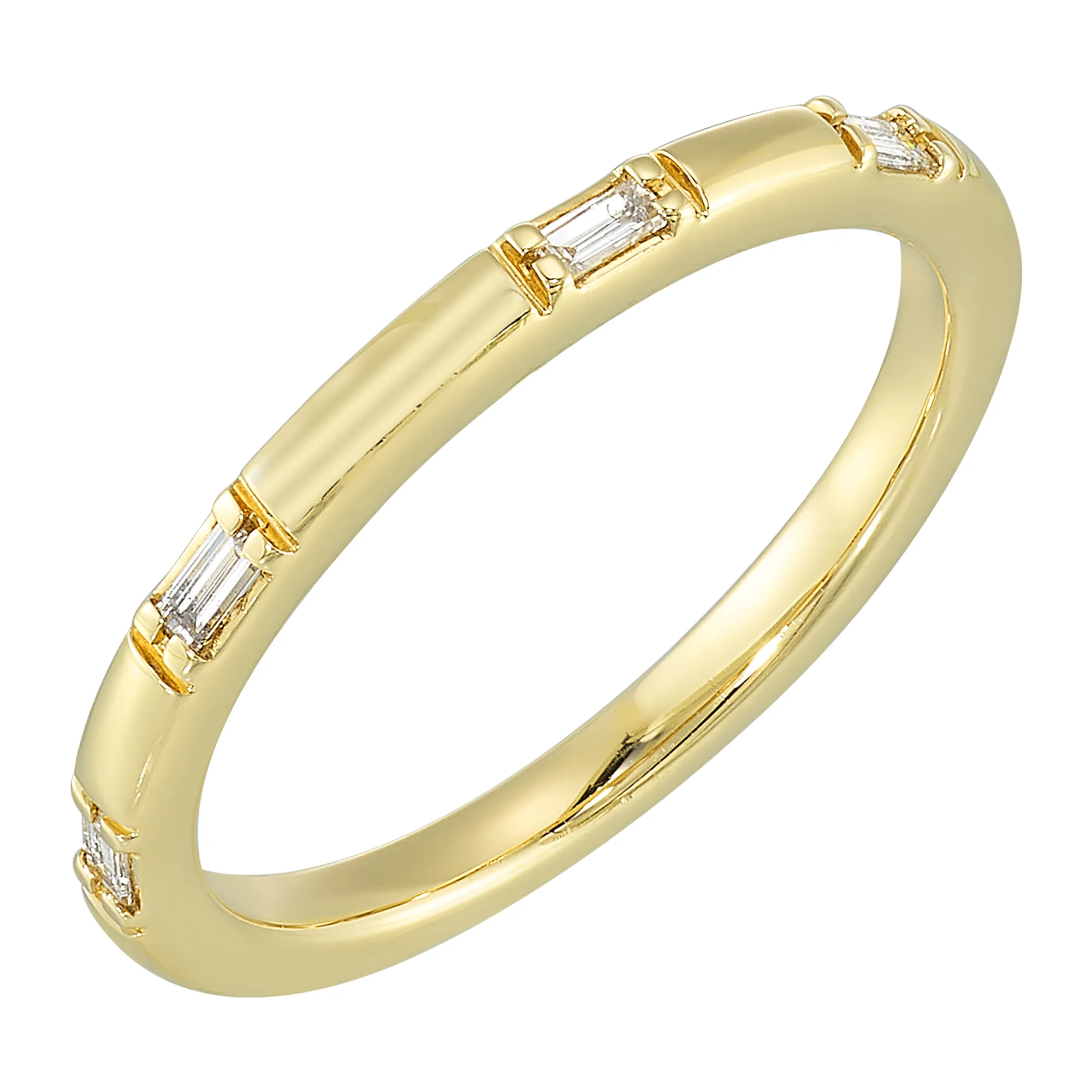 14Kt Yellow Gold Diamond 1/10Ctw Ring view 2