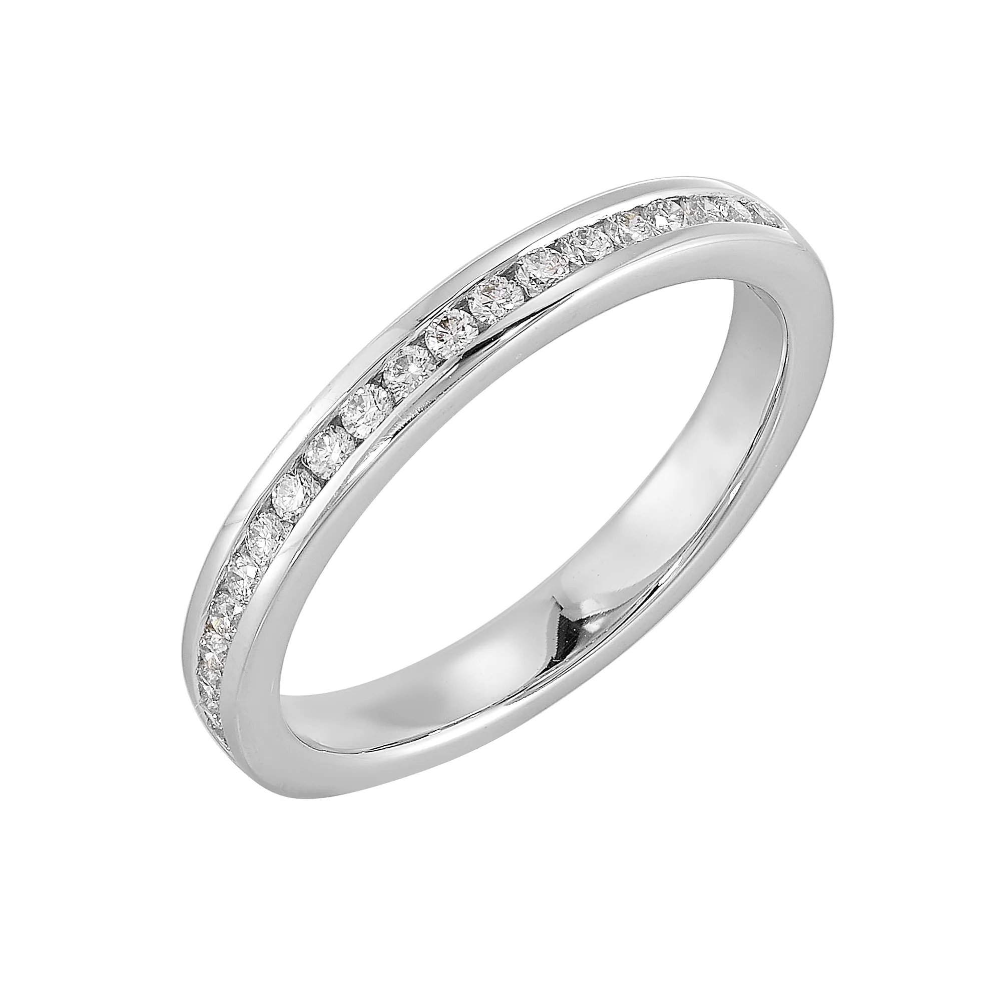 14Kt White Gold Diamond 1/5Ctw Ring view 2